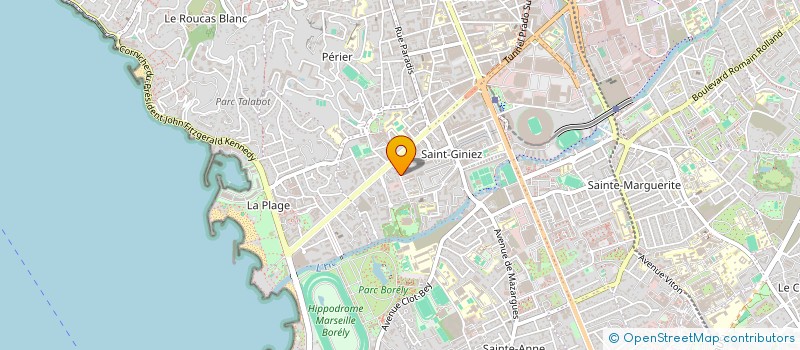 localisation de l'entreprise BACKSTAGE RATE à MARSEILLE