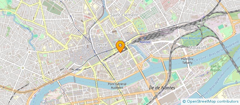 localisation de l'entreprise BACKUP à NANTES