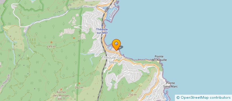 localisation de l'entreprise BACKUP  THEOULE-SUR-MER