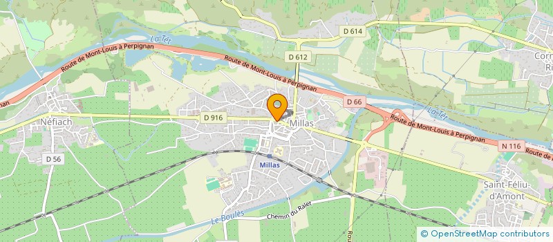 localisation de l'entreprise BACKWAVE  MILLAS