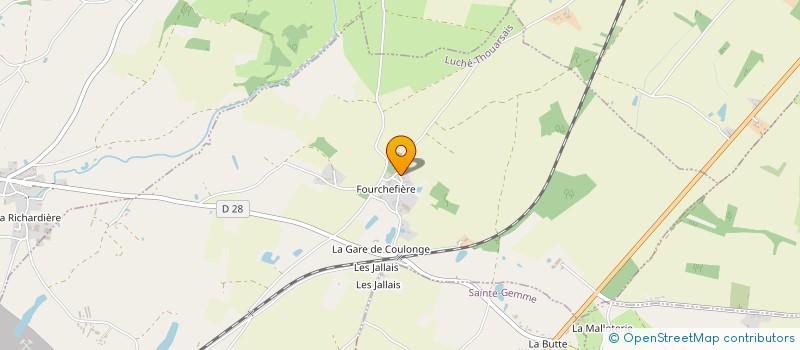 localisation de l'entreprise BACLE  LUCHE-THOUARSAIS