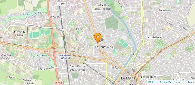 localisation de l'entreprise BACLE CONSTRUCTION à LE MANS