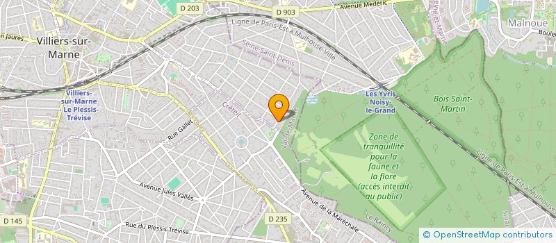 localisation de l'entreprise BACLEM  VILLIERS-SUR-MARNE