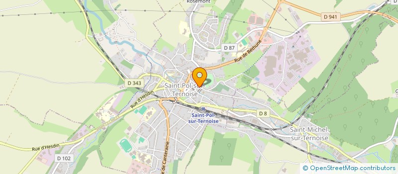 localisation de l'entreprise BACLER D'ALBE  SAINT-POL-SUR-TERNOISE