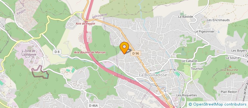 localisation de l'entreprise BACNER  LA BOUILLADISSE