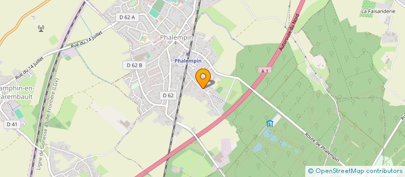 localisation de l'entreprise BACO  PHALEMPIN