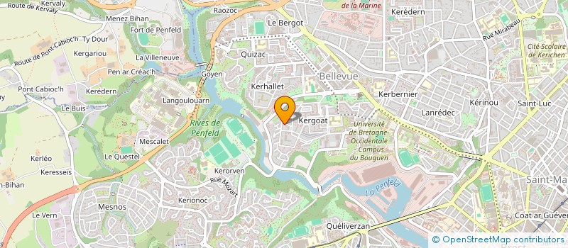 localisation de l'entreprise BACO à BREST