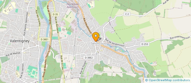 localisation de l'entreprise BACO INVEST  SELONCOURT