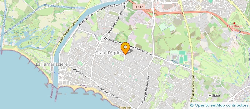 localisation de l'entreprise BACOFI  AGDE