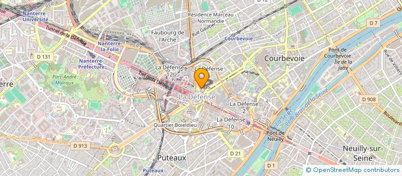 localisation de l'entreprise BACOHA 89 à COURBEVOIE