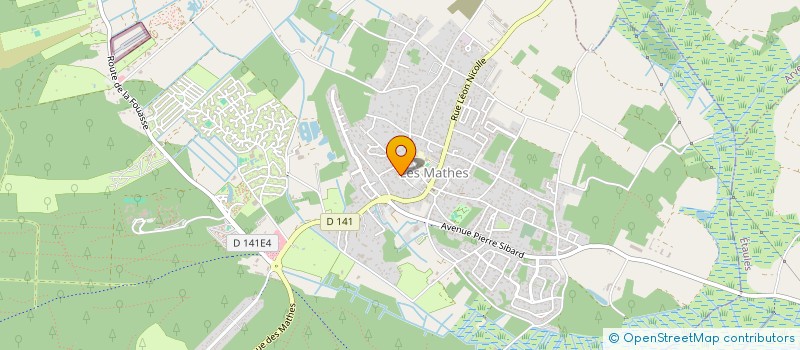 localisation de l'entreprise BACOMIDI  LES MATHES