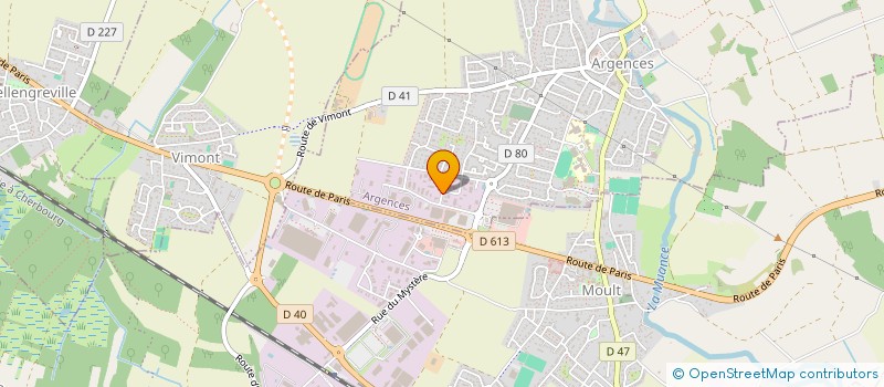 localisation de l'entreprise BACON ESTEBAN COUVERTURE  ARGENCES