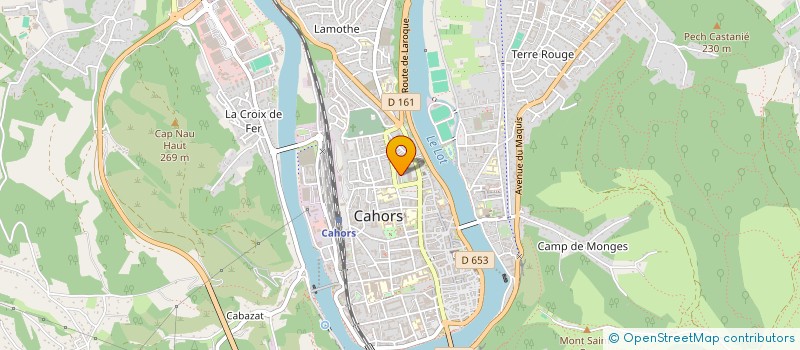 localisation de l'entreprise BACONA  CAHORS