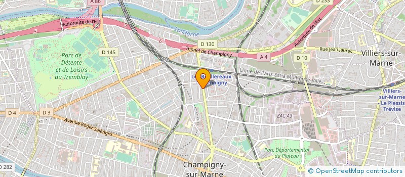 localisation de l'entreprise BACOPA à CHAMPIGNY-SUR-MARNE