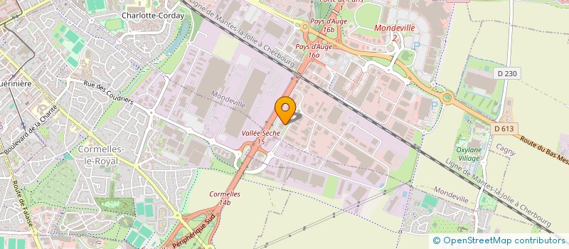 localisation de l'entreprise BACOREN  MONDEVILLE