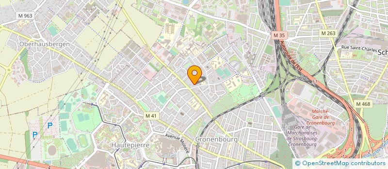 localisation de l'entreprise BACORIS + à STRASBOURG