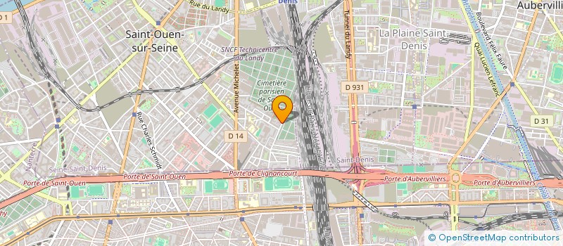 localisation de l'entreprise BACOTRA à SAINT-OUEN-SUR-SEINE
