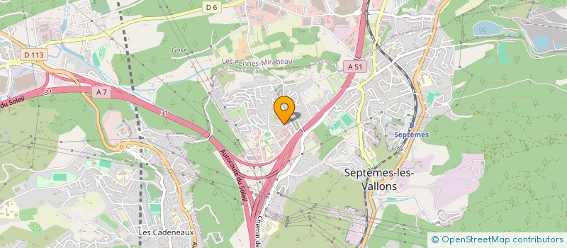 localisation de l'entreprise BACOTRANS à SEPTEMES-LES-VALLONS