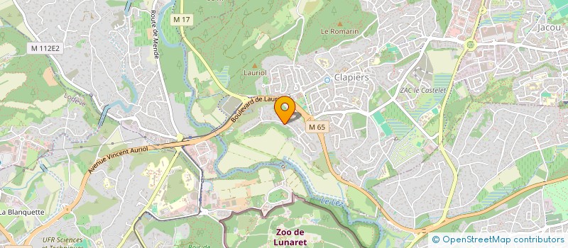 localisation de l'entreprise BACOU 38  CLAPIERS