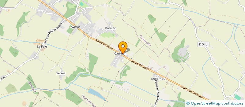 localisation de l'entreprise BACOU ALAIN ET DANIEL  FOURQUEVAUX