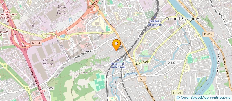 localisation de l'entreprise BACOUR IMMO à CORBEIL-ESSONNES