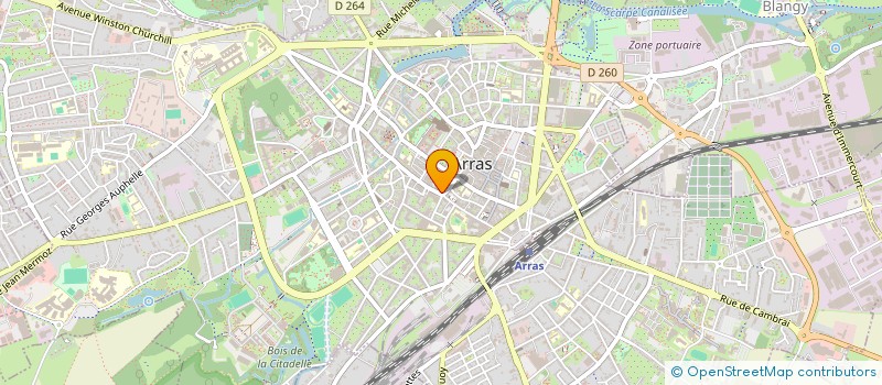 localisation de l'entreprise BACQUART & CHUIN à ARRAS