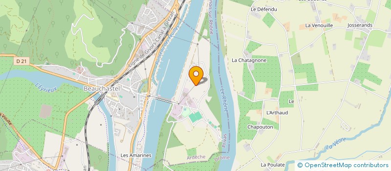 localisation de l'entreprise BACQUE BTP GROUPE à BEAUCHASTEL