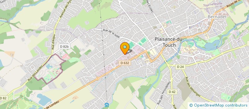 localisation de l'entreprise BACQUE FERRONNERIE à PLAISANCE-DU-TOUCH