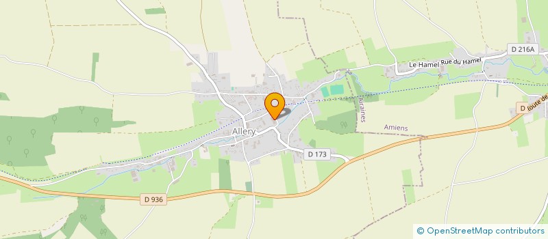 localisation de l'entreprise BACQUET PLV  ALLERY