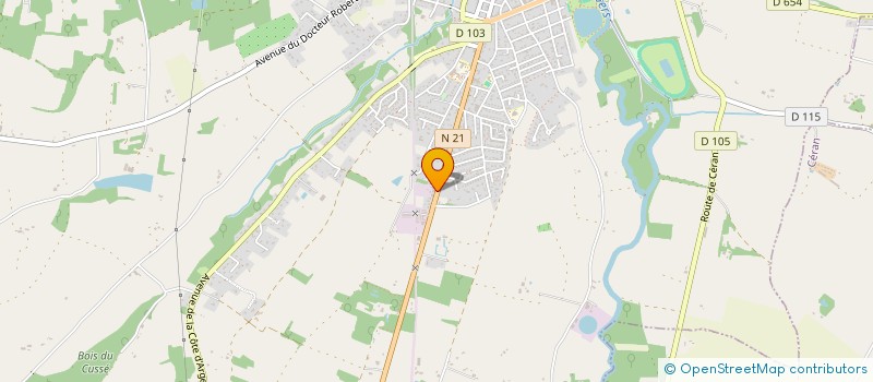 localisation de l'entreprise BACQUIE IMMOBILIER  FLEURANCE