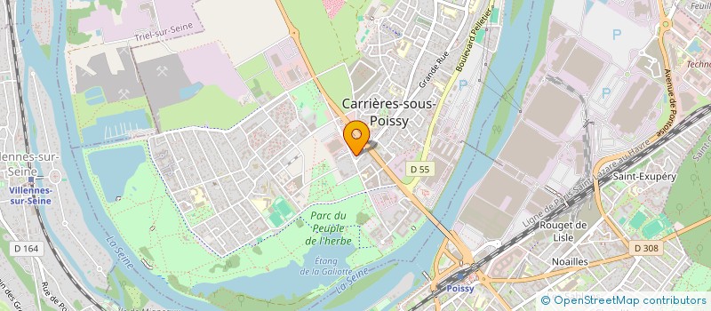 localisation de l'entreprise BACR METALLERIE à CARRIERES-SOUS-POISSY