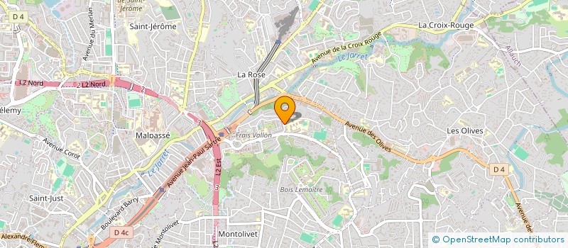 localisation de l'entreprise BACR PEINTURE DU SUD EST à MARSEILLE