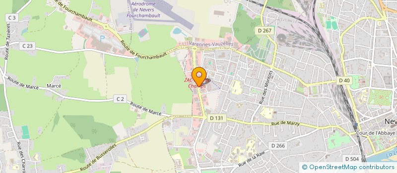 localisation de l'entreprise BACRIS à NEVERS