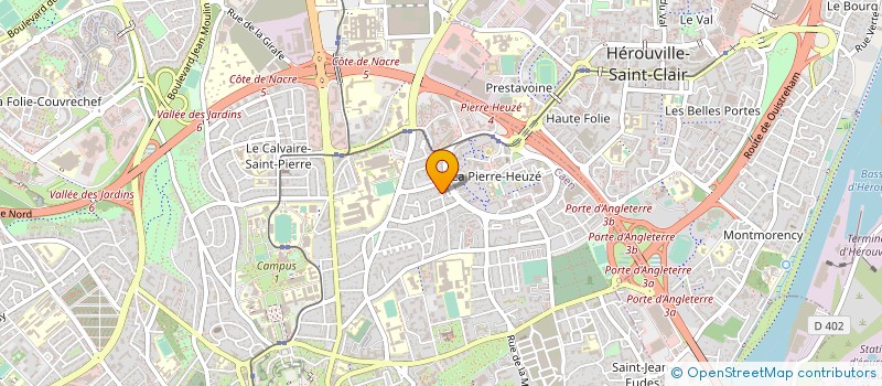 localisation de l'entreprise BACRIT à CAEN