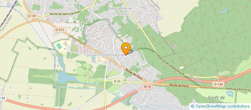 localisation de l'entreprise BACRY  JOUARS-PONTCHARTRAIN