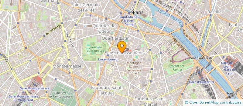 localisation de l'entreprise BACSAC à PARIS