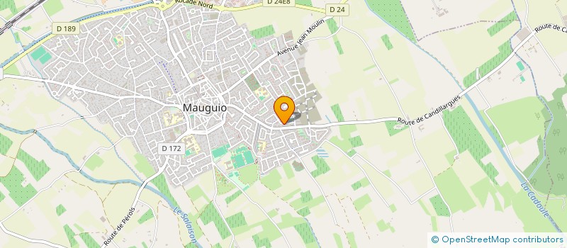 localisation de l'entreprise BACT'INNOV  MAUGUIO