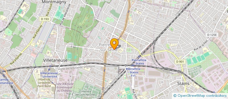 localisation de l'entreprise BACTA ZANARTTANANE à PIERREFITTE-SUR-SEINE
