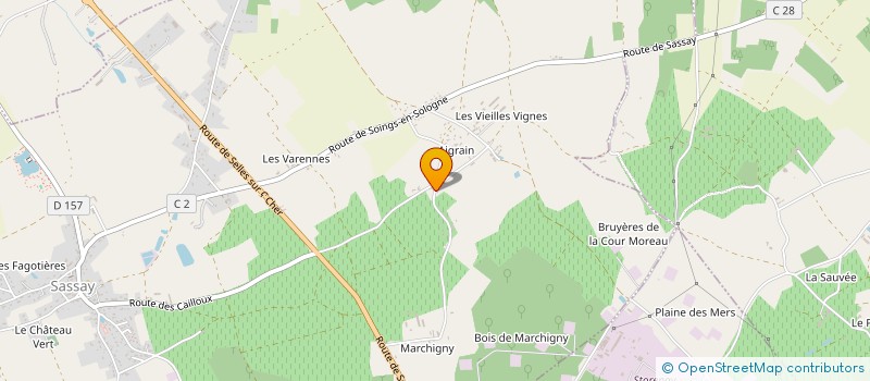 localisation de l'entreprise BACTIF  SASSAY