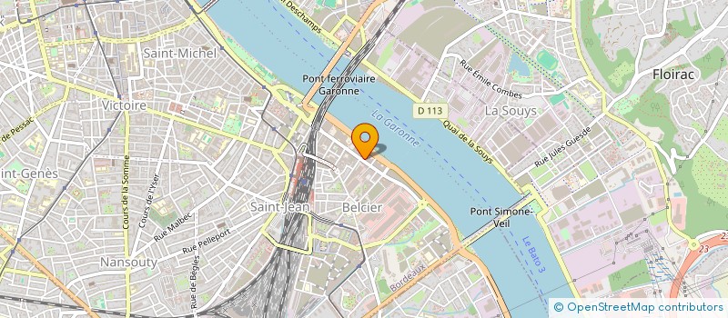 localisation de l'entreprise BACUV  BORDEAUX