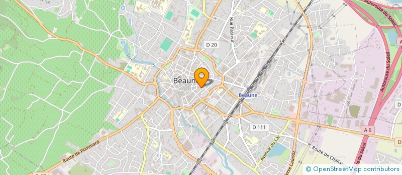 localisation de l'entreprise BACV à BEAUNE