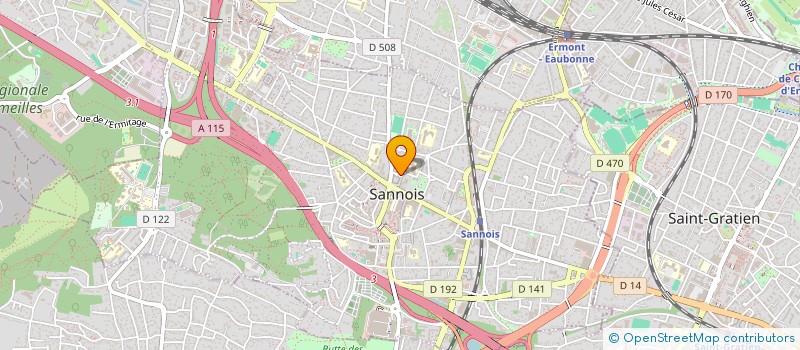 localisation de l'entreprise BACVISION  SANNOIS
