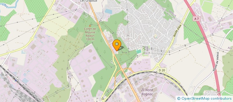 localisation de l'entreprise BACY  ROGNAC