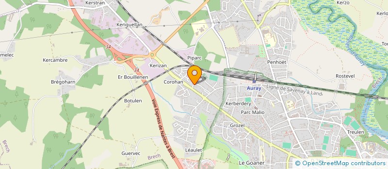 localisation de l'entreprise BAD A BRECH  BRECH