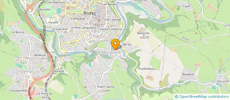 localisation de l'entreprise BAD AU MONAS  LE MONASTERE