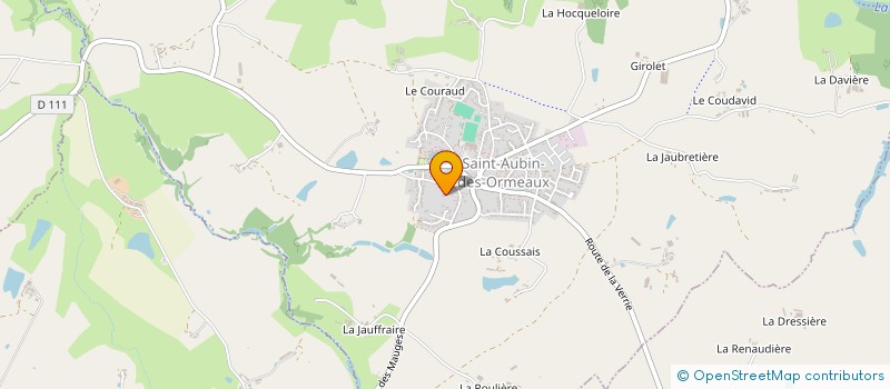 localisation de l'entreprise BAD'AUBINOIS  SAINT-AUBIN-DES-ORMEAUX