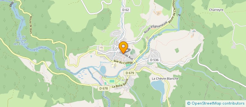 localisation de l'entreprise BAD BAND CONDAT à CONDAT