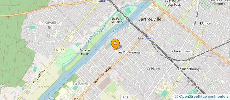 localisation de l'entreprise BAD BOYS STUDIO'S  SARTROUVILLE