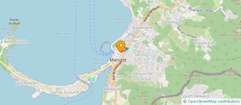 localisation de l'entreprise BAD BUSH FOODS  SAINT-MARTIN