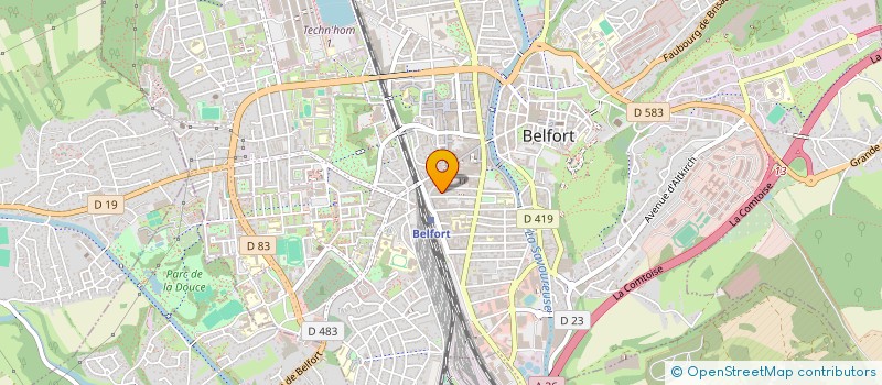 localisation de l'entreprise BAD HABITS à BELFORT